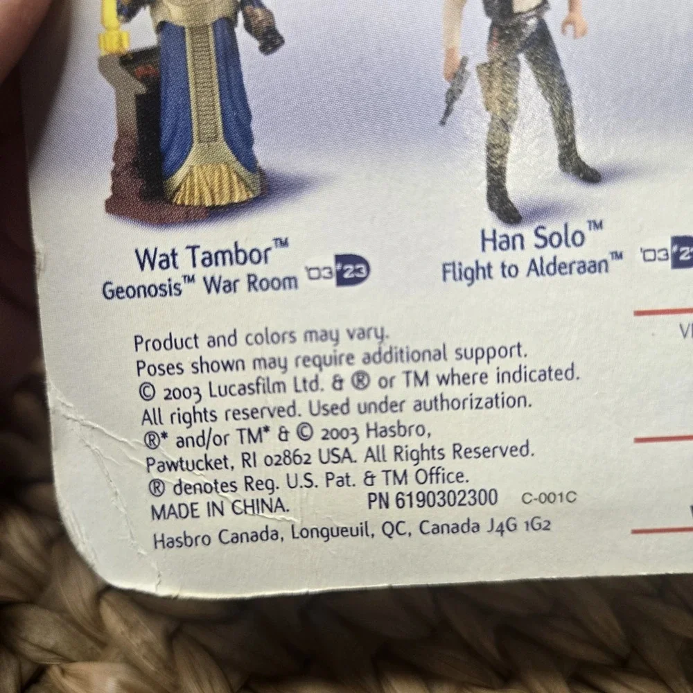 Lot Of 4 Vintage Star Wars‎ Kenner Hasbro Figures 2003 1995 New Original Sealed